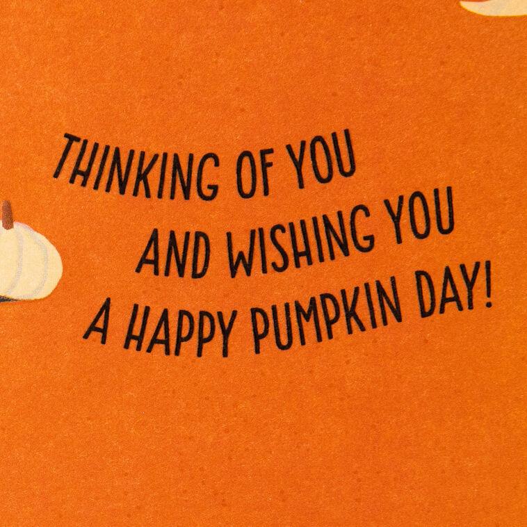 Hallmark Happy Pumpkin Day Halloween Card