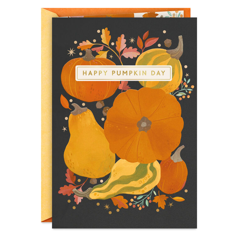 hallmark Happy Pumpkin Day Halloween Card