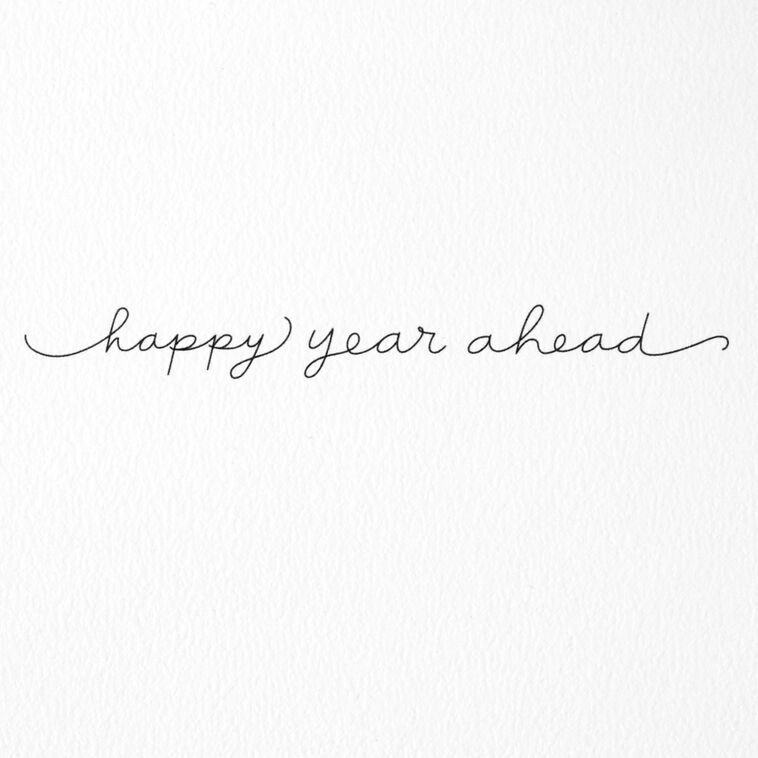 Hallmark Happy Year Ahead Birthday Card