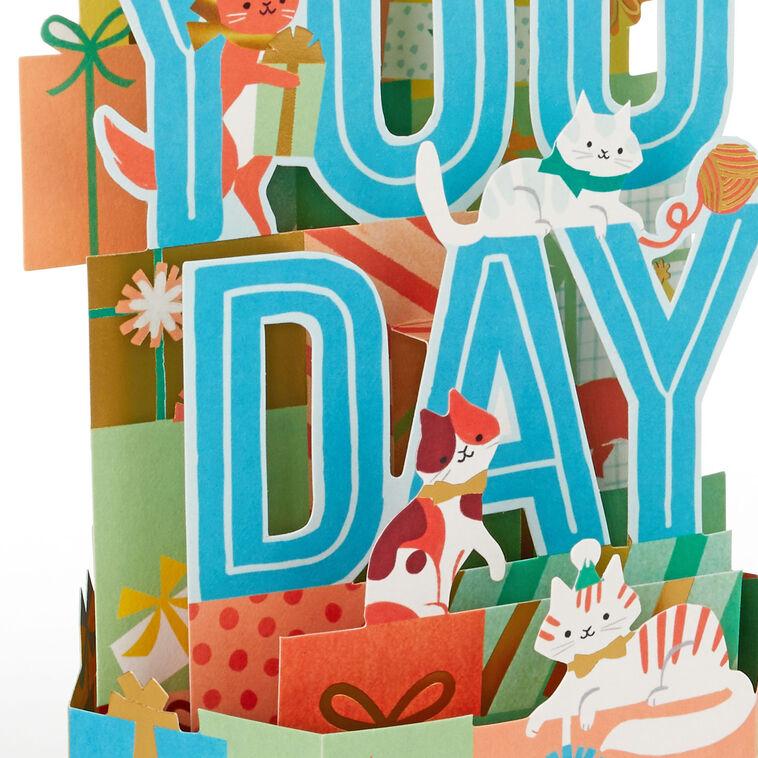 Hallmark Happy You Day 3D Pop-Up Birthday Card