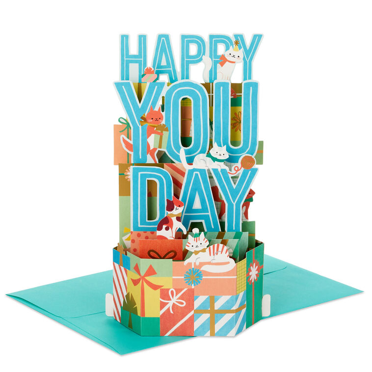 hallmark Happy You Day 3D Pop-Up Birthday Card