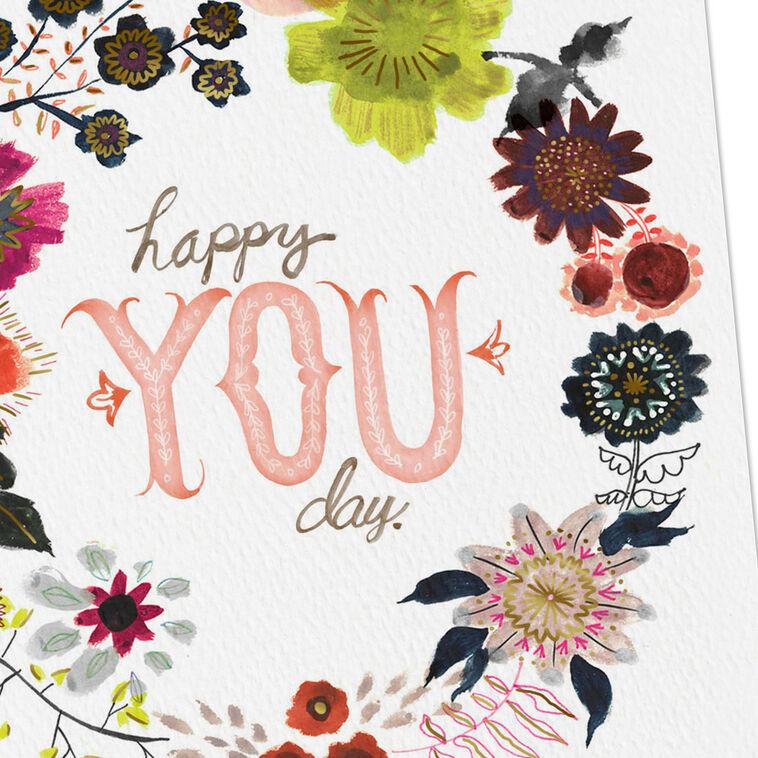 Hallmark Happy You Day Blank Birthday Card
