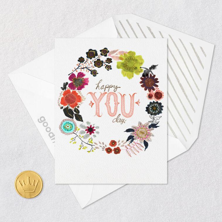 Hallmark Happy You Day Blank Birthday Card