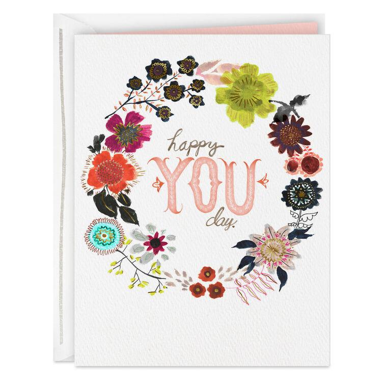 hallmark Happy You Day Blank Birthday Card