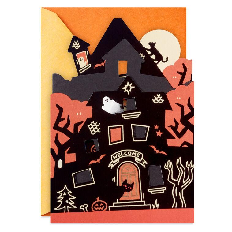 Hallmark Haunted House Halloween Card