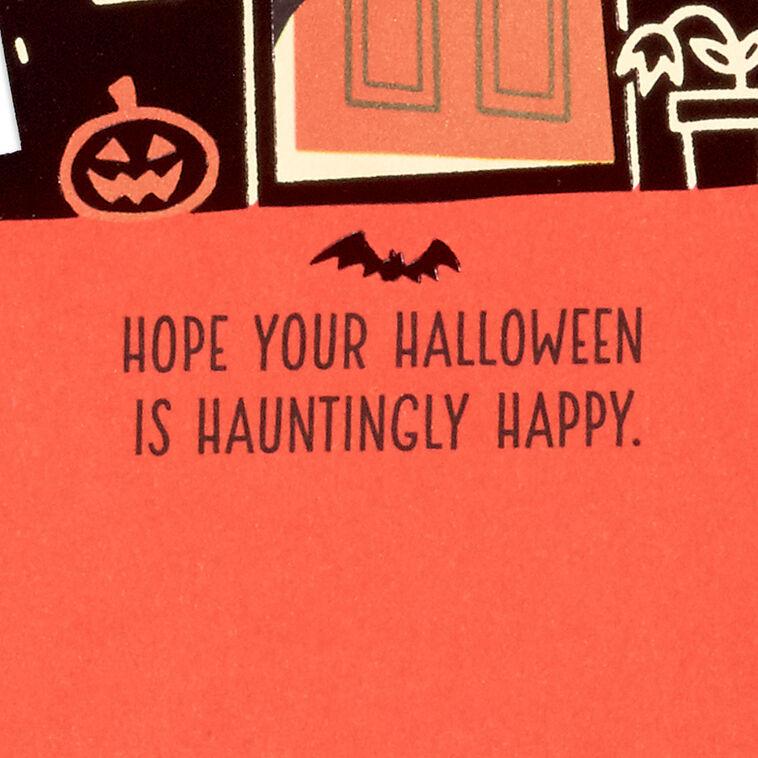 Hallmark Haunted House Halloween Card