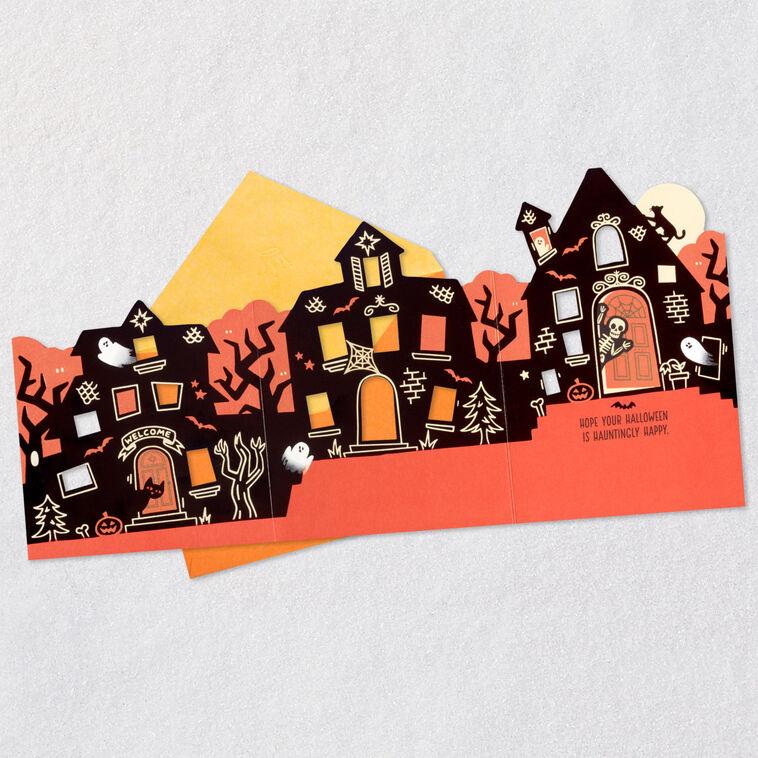 Hallmark Haunted House Halloween Card