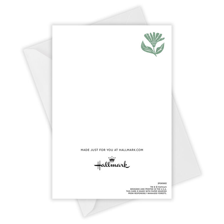 Hallmark Healing And Prayers Custom Sympathy Card
