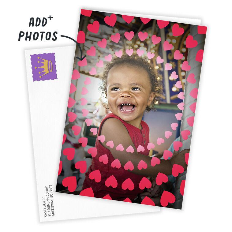 Hallmark Heart Circles Custom Love Card