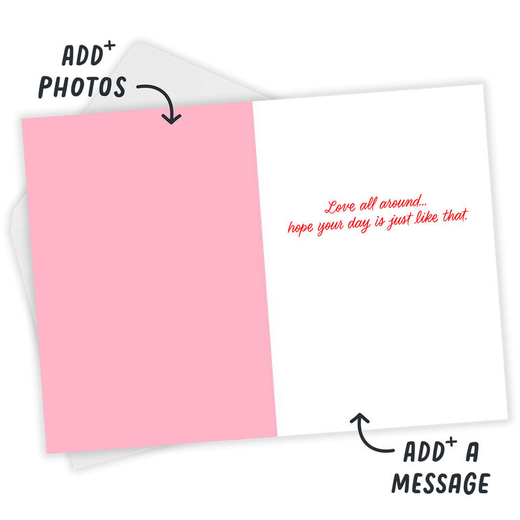 Hallmark Heart Circles Custom Love Card