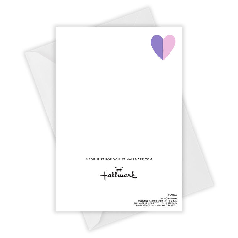 Hallmark Heart Hands Custom Love Card