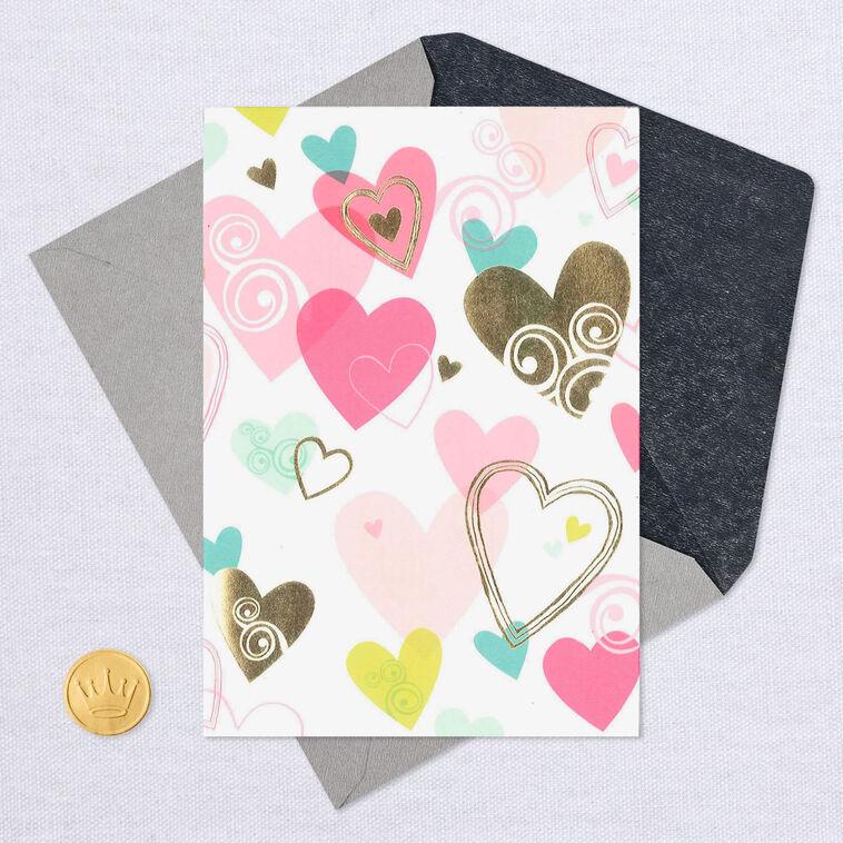 Hallmark Heart Pattern Blank Card