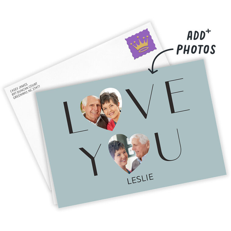 Hallmark Heart Photos Custom Love Card