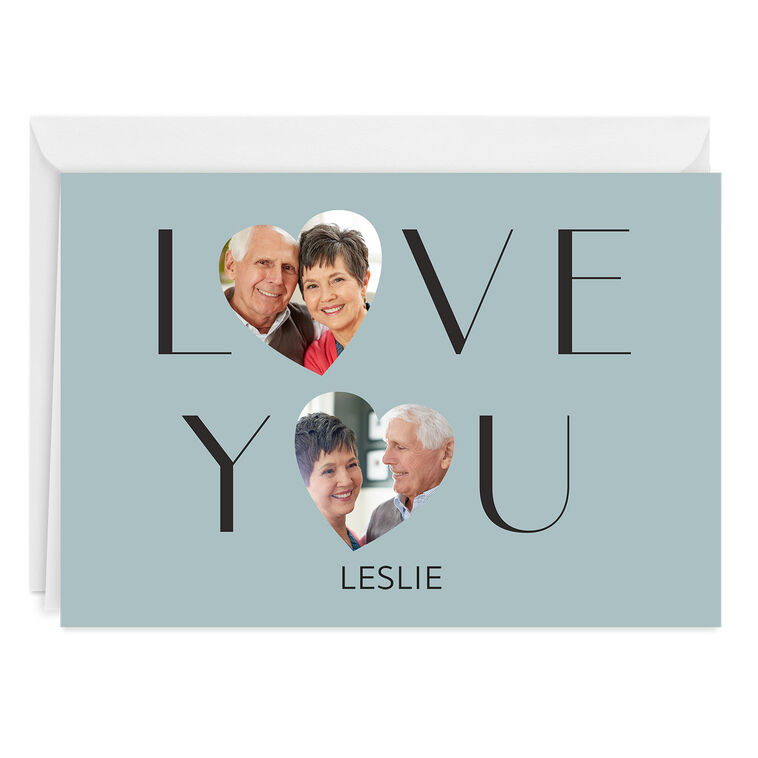 hallmark Heart Photos Custom Love Card