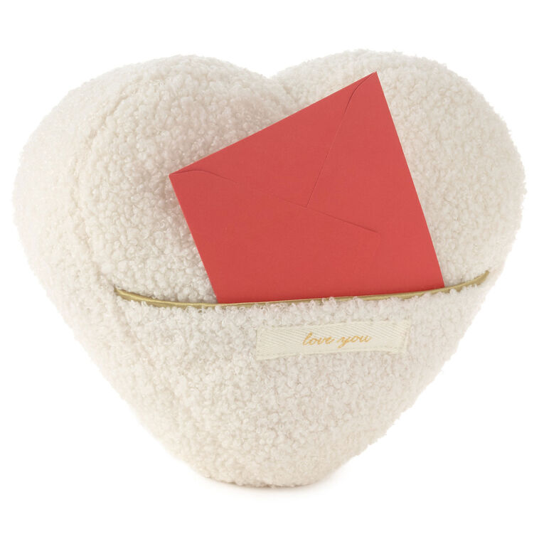 Hallmark Heart Pillow With Pocket
