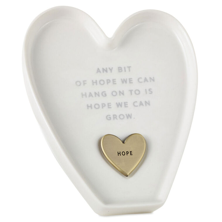 Hallmark Heart-Shaped Trinket Dish With Token