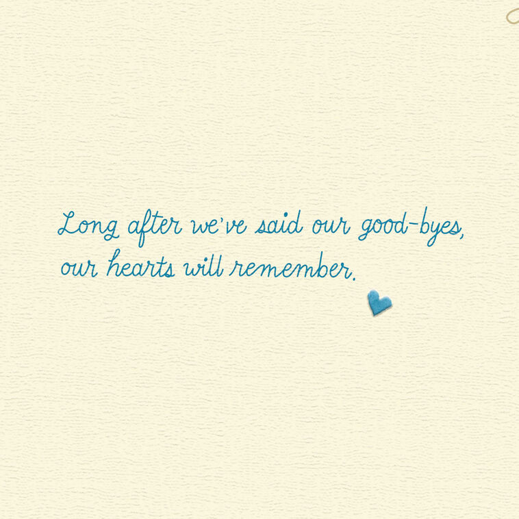 Hallmark Hearts Remember Sympathy Card