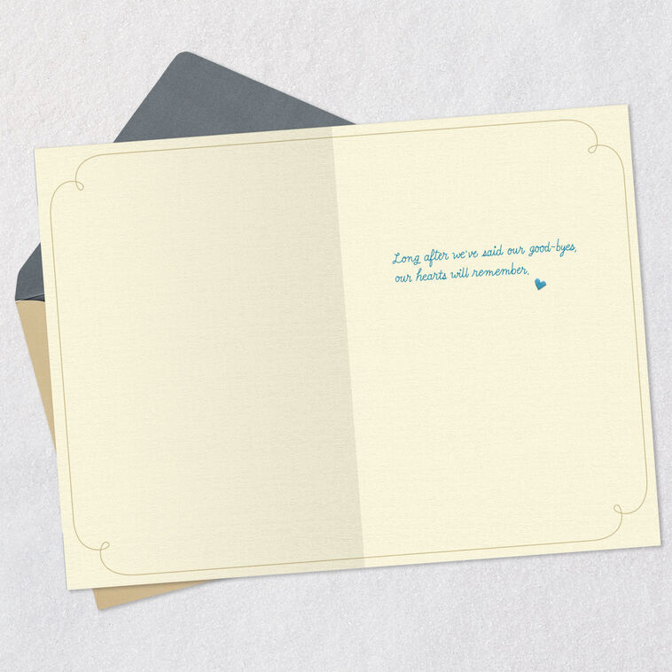 Hallmark Hearts Remember Sympathy Card