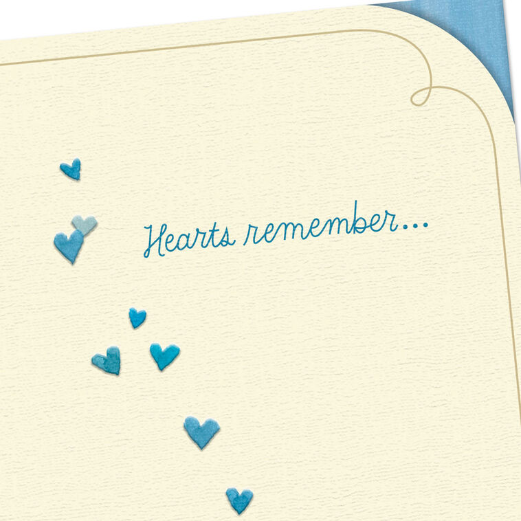 Hallmark Hearts Remember Sympathy Card
