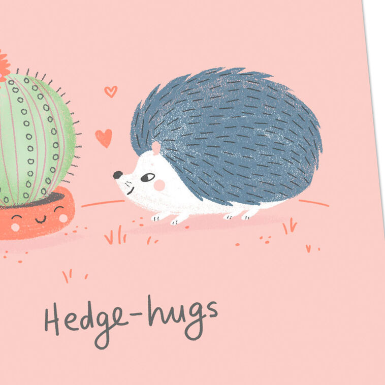 Hallmark Hedge-Hugs Just For You Love Card