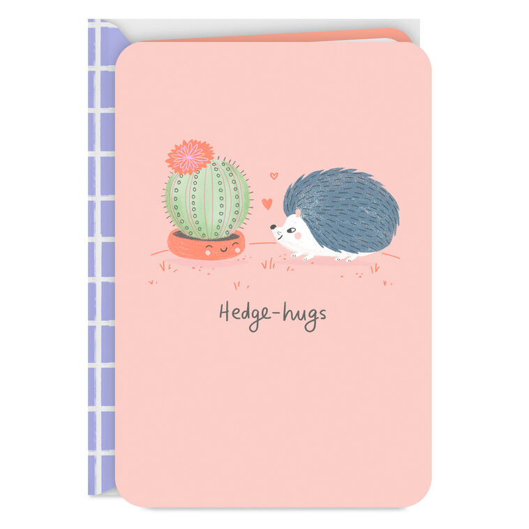 hallmark Hedge-Hugs Just for You Love Card