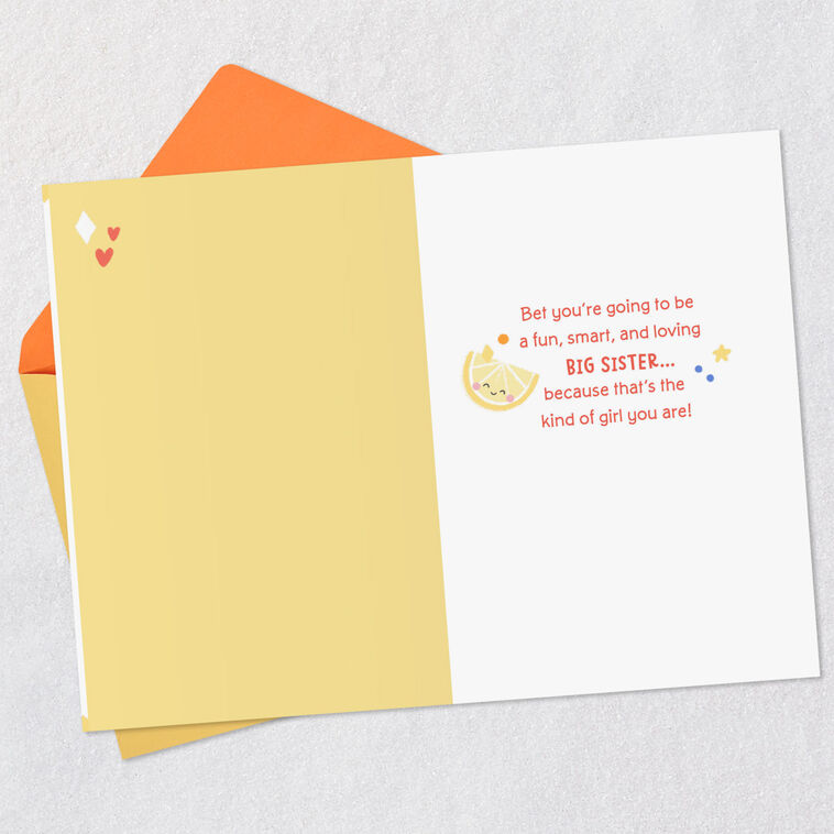 Hallmark Hello Big Sister New Baby Card