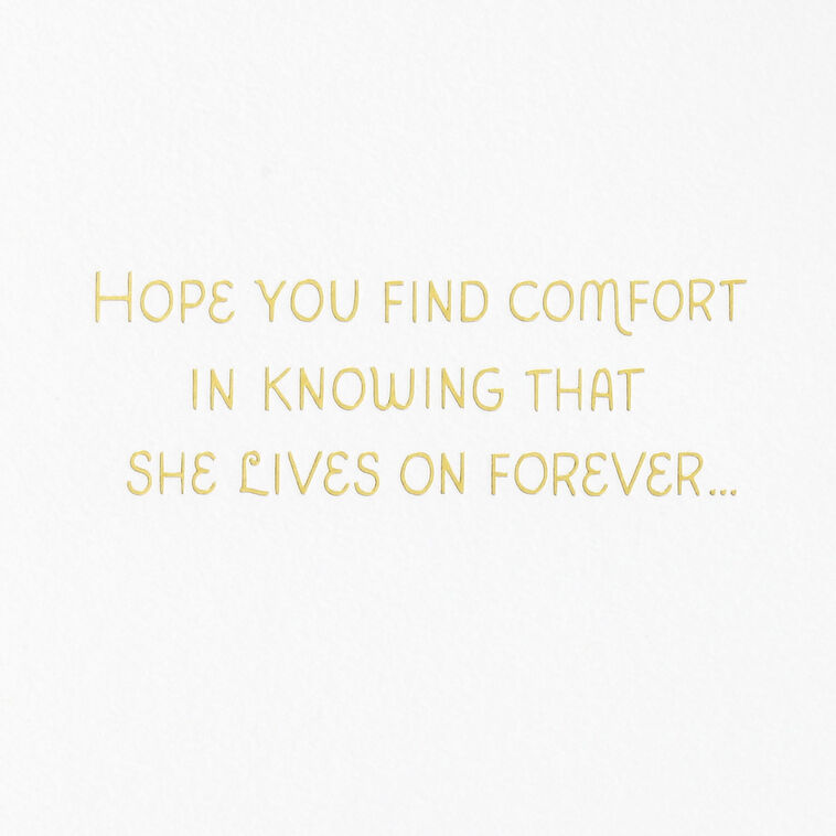 Hallmark Her Loving Way Sympathy Card