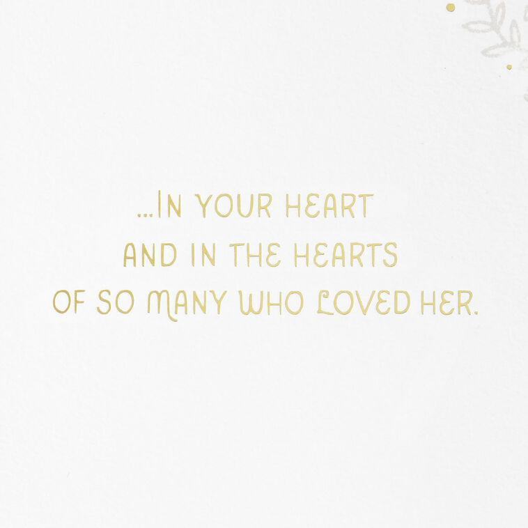 Hallmark Her Loving Way Sympathy Card