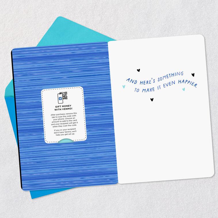 Hallmark Here Comes The Happy Venmo Birthday Card