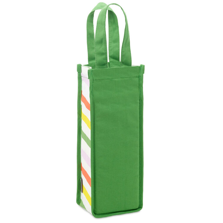 Hallmark Here's Some Cheers Canvas Wine Bag