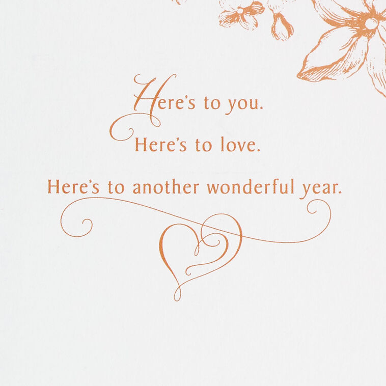 Hallmark Here's To Love Anniversary Card