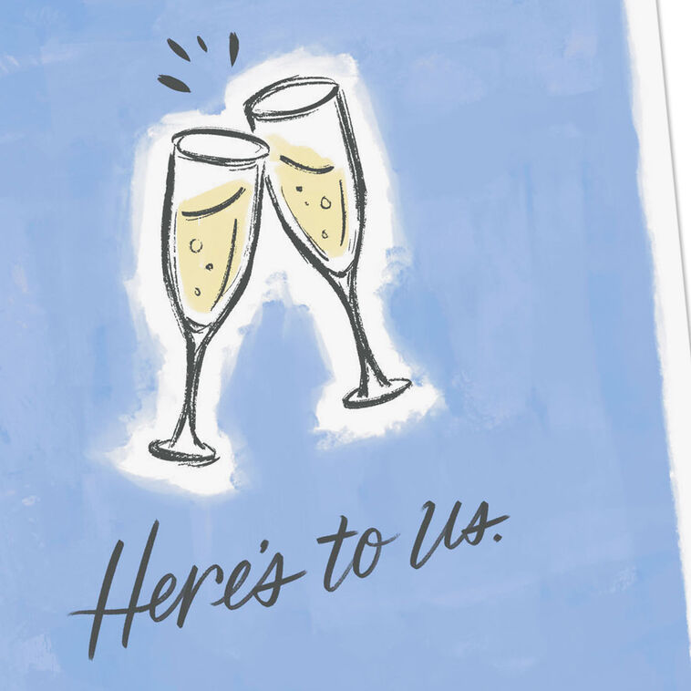 Hallmark Here's To Us Blank Love Card