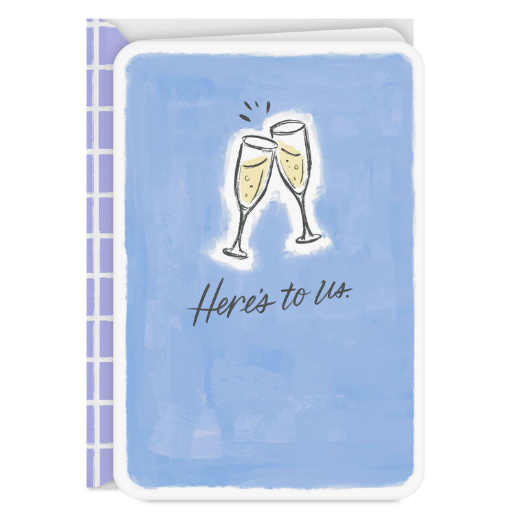 hallmark Here's to Us Blank Love Card