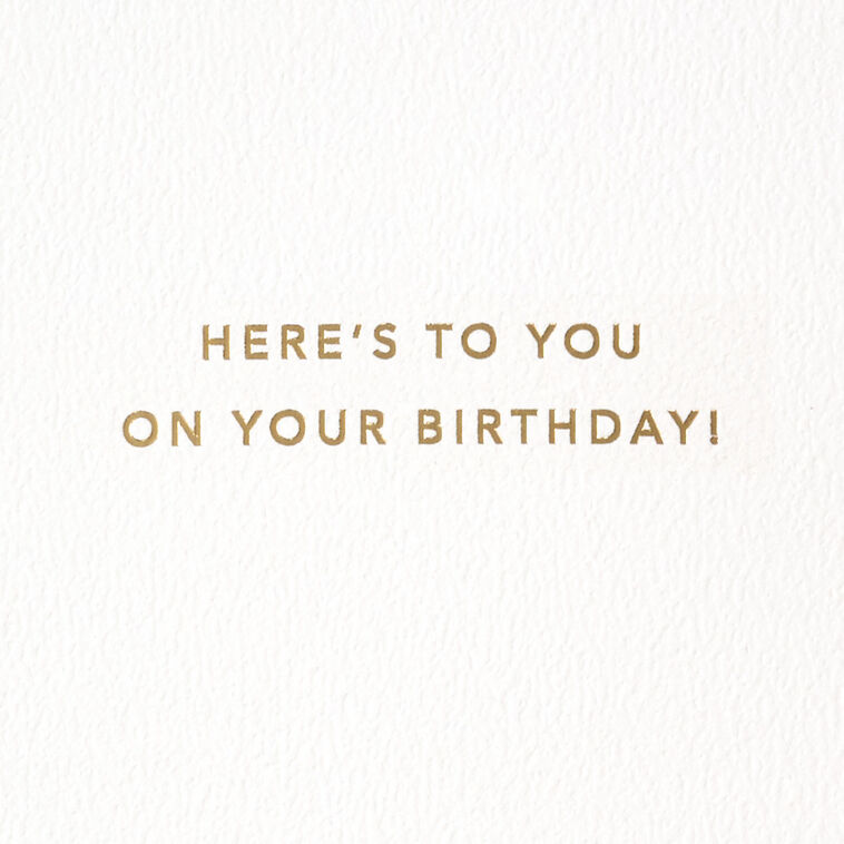 Hallmark Here's To You 21st Birthday Card