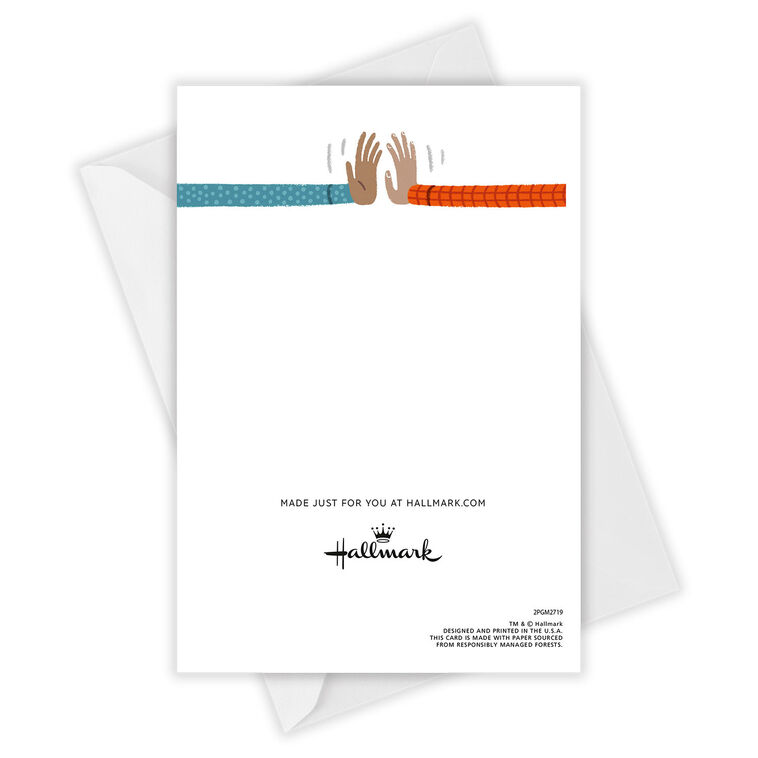 Hallmark High Five Custom Congratulations Card