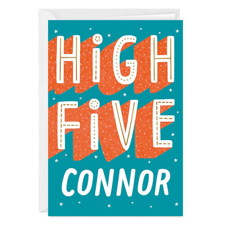 hallmark High Five Custom Congratulations Card