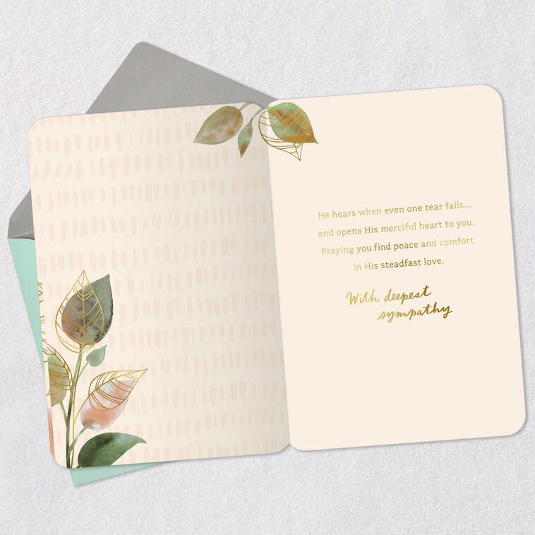 Hallmark His Eye Is On The Sparrow Sympathy Card