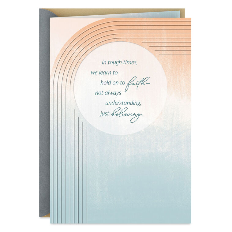 hallmark Hold on to Faith Encouragement Card