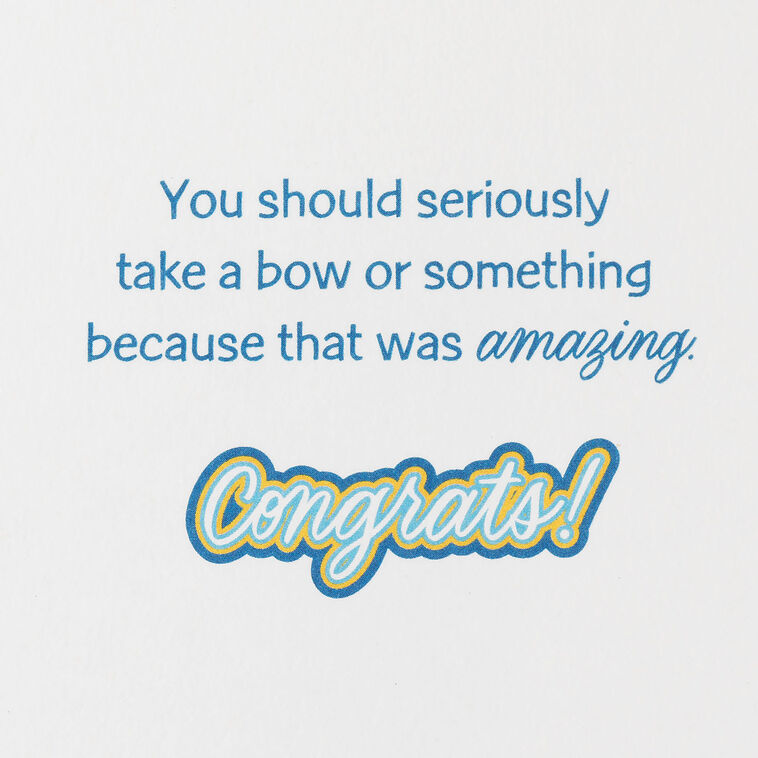 Hallmark Holy Crap Congratulations Card