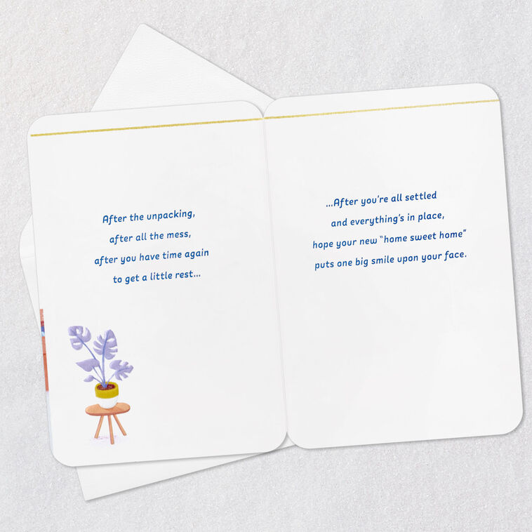 Hallmark Home Sweet Home And A Smile New Home Card