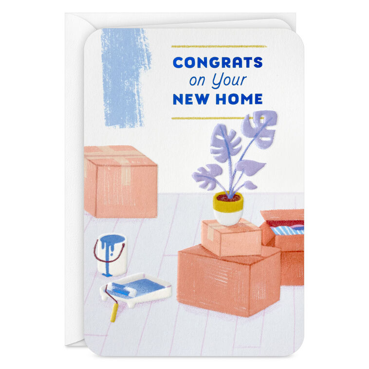 hallmark Home Sweet Home and a Smile New Home Card