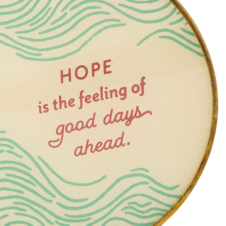 Hallmark Hope Quote Hanging Glass Sentiment