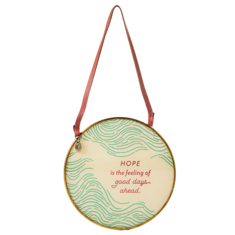 hallmark Hope Quote Hanging Glass Sentiment
