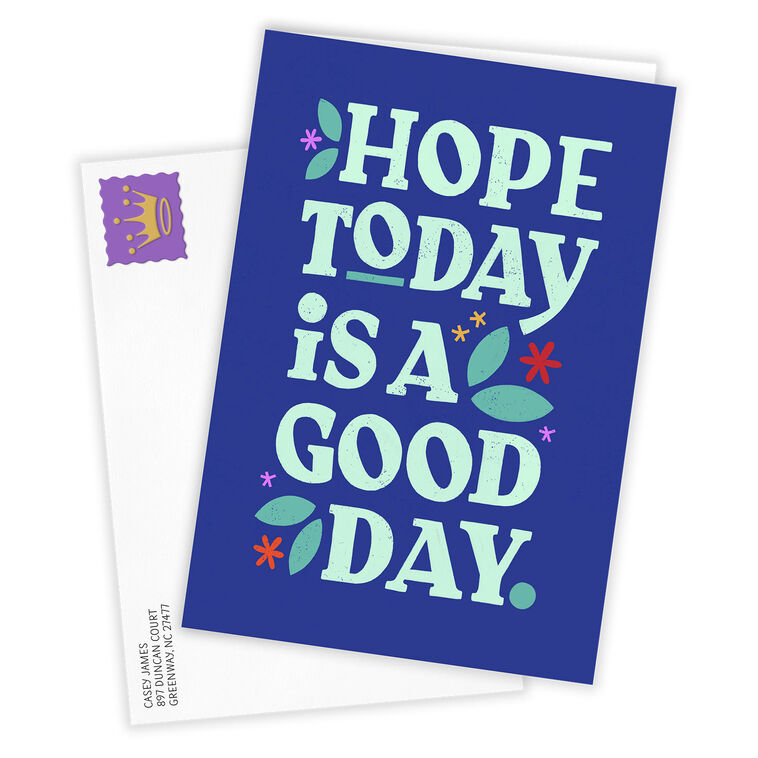 Hallmark Hope Today Is A Good Day Custom Card