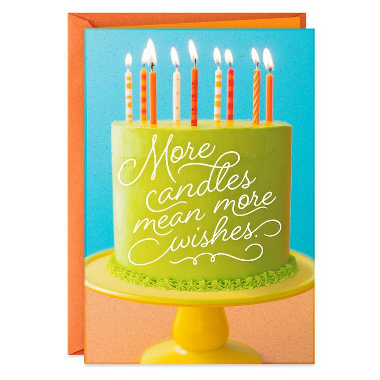 hallmark Hope Your Wishes Come True Birthday Card