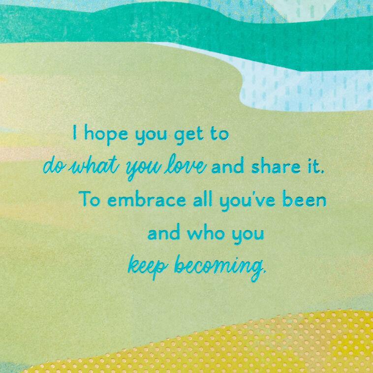 Hallmark Hoping So Many Good Things Birthday Card