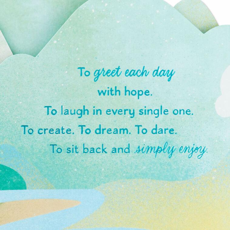 Hallmark Hoping So Many Good Things Birthday Card