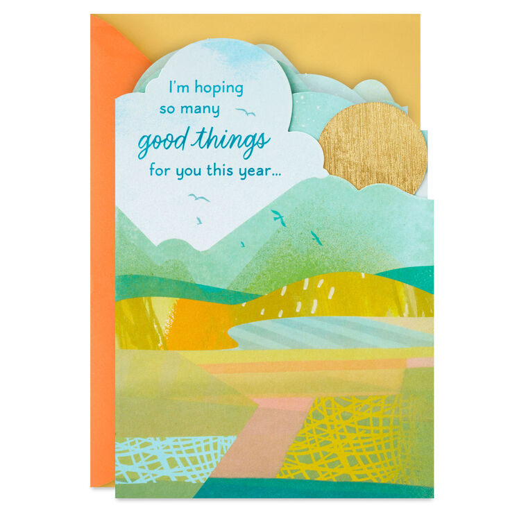 hallmark Hoping So Many Good Things Birthday Card