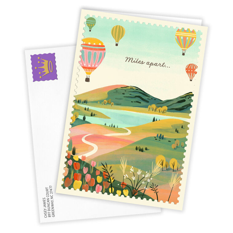 Hallmark Hot Air Balloons Custom Card