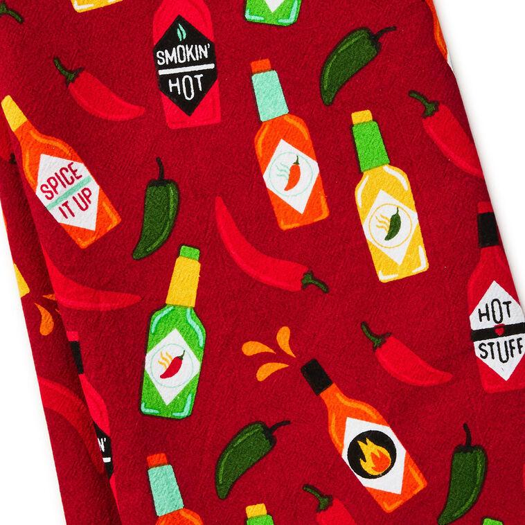 Hallmark Hot Sauces Tea Towel 18x26